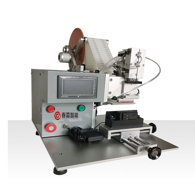 Semi-automatisk Scratch Flat Labeling Machine